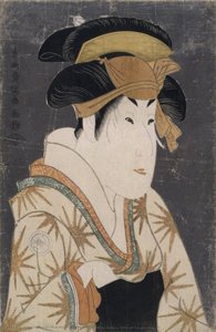 Segawa Kikujuro Iii as Oshizu, Wife of Tanabe Bunzo