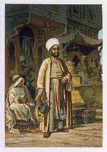 The Barber, From 'souvenir Of Cairo' — Amadeo Preziosi