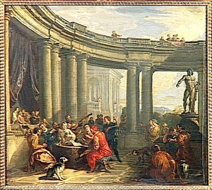 Concert Donne Dans L'interieur D'une Galerie Circulaire D'ordre Dorique — 乔瓦尼·保罗·帕尼尼 (qiáowàní Bǎoluo Pànníní), Baroque Painting