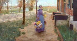 Flower Girl in Holland