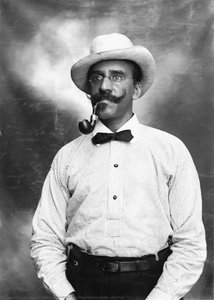 Hamilton Sutton Smith with Pipe