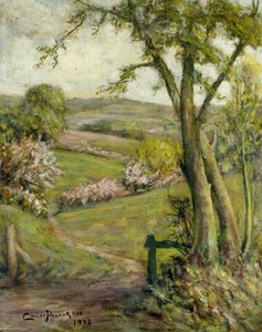View from The Ridgeway to Totteridge, in Spring