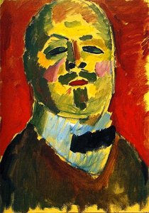 Self-portrait — Alexej Von Jawlensky, Expressionist Movement