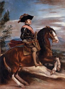 Portrait Of Philip Iv Of Spain On Horseback — Diego Rodríguez De Silva Y Velázquez, Baroque