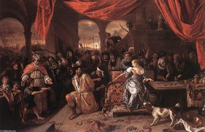 Samson And Delilah — Jan Steen, Baroque