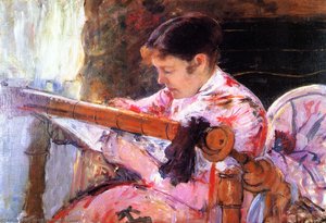 Lydia At The Tapestry Loom — Mary Stevenson Cassatt