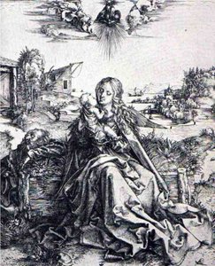 La Sagrada Familia Un Saltamontes — Albrecht Dürer, Renacimiento Del Norte