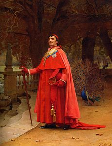 The Preening Peacock — Jehan Georges Vibert