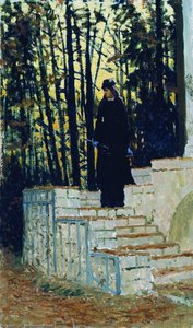 Female Figure In A Landscape — Илья Репин, Realism