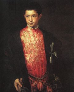 Ritratto Di Ranuccio Farnese — Tiziano Vecellio
