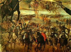 62 The Battle Of Teutan — 살바도르 달리