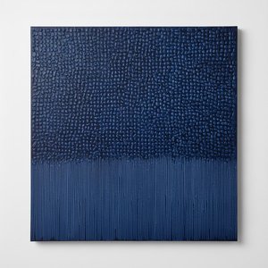 Midnight Monolith: A Meditative Study Of Organic Cellular Depth And Linear Precision — David Moreau, Plaster & Texture