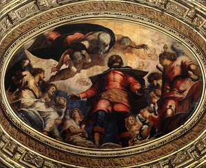 The Apotheosis Of St Roch — Jacopo Tintoretto, Early Baroque