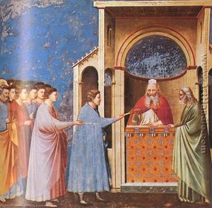 Scrovegni - [09] - Rody Prinášané Do Oltára — Giotto Di Bondone, Proto-renaissance