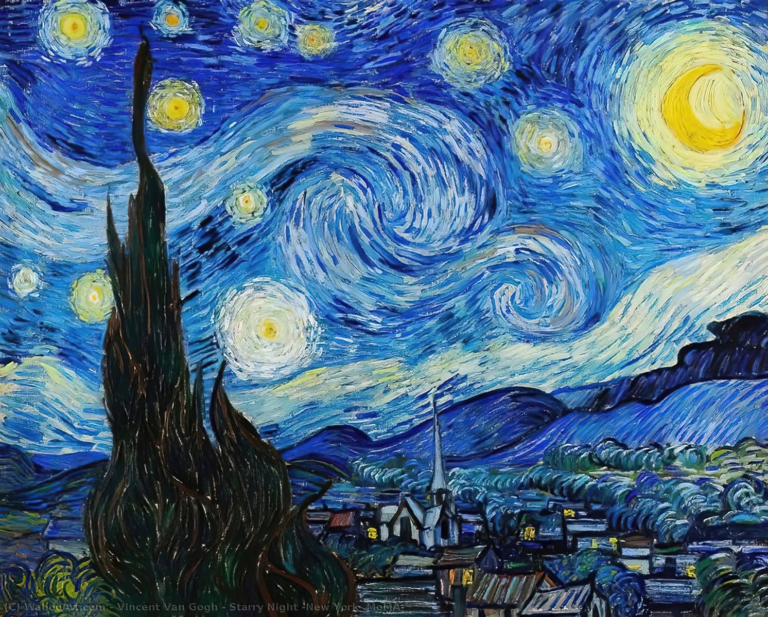 Starry Night (new York, Moma) — Vincent Willem Van Gogh