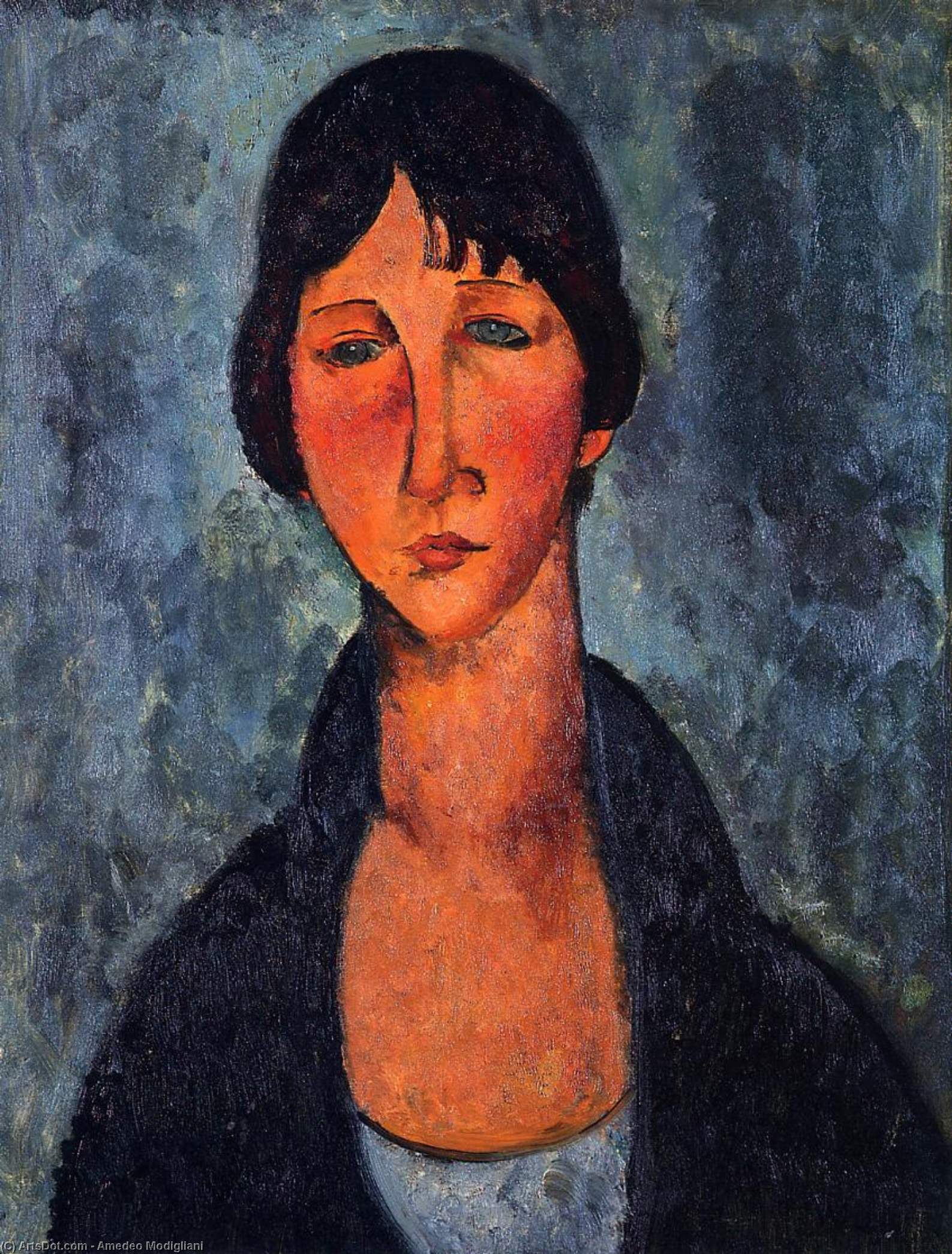 Das Blaue Bluse — Amedeo Modigliani