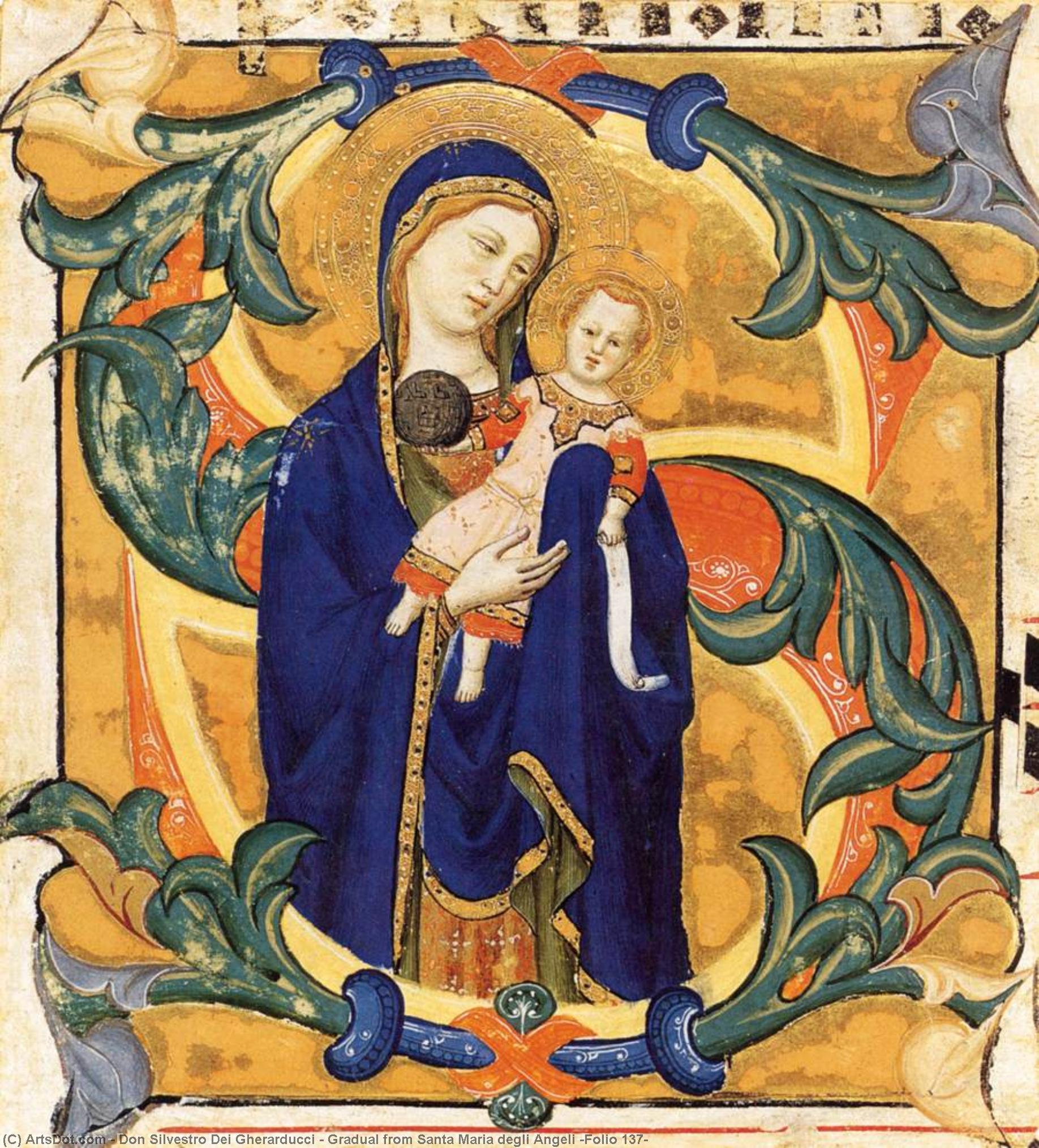 Дон Сильвестро Деи Жерардуччи, Gradual from Santa Maria degli Angeli (Folio 137)