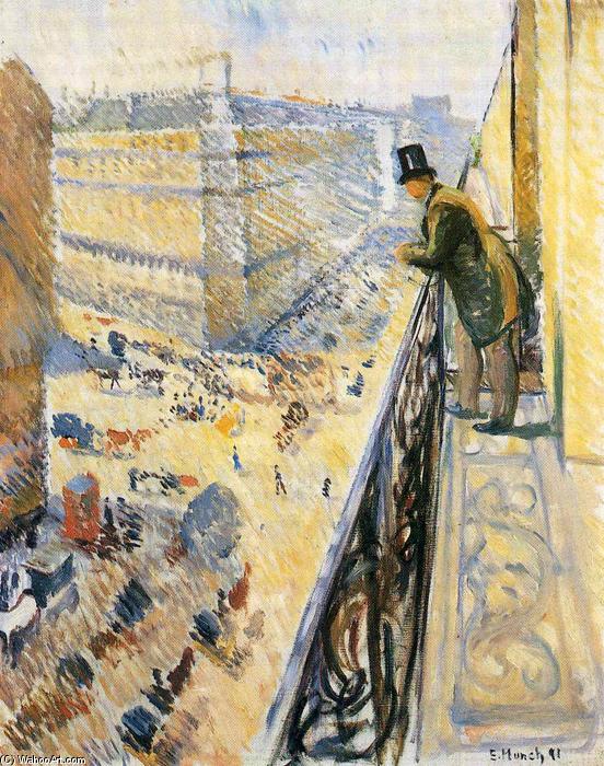Cite>street Lafayette — Edvard Munch