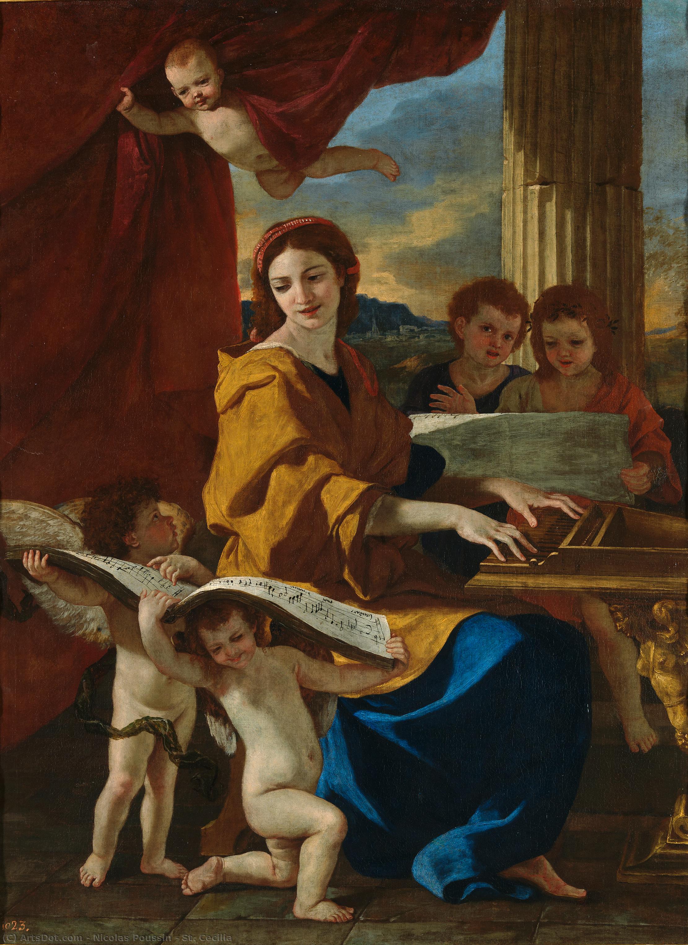 St. Cecilia — Никола Пусен