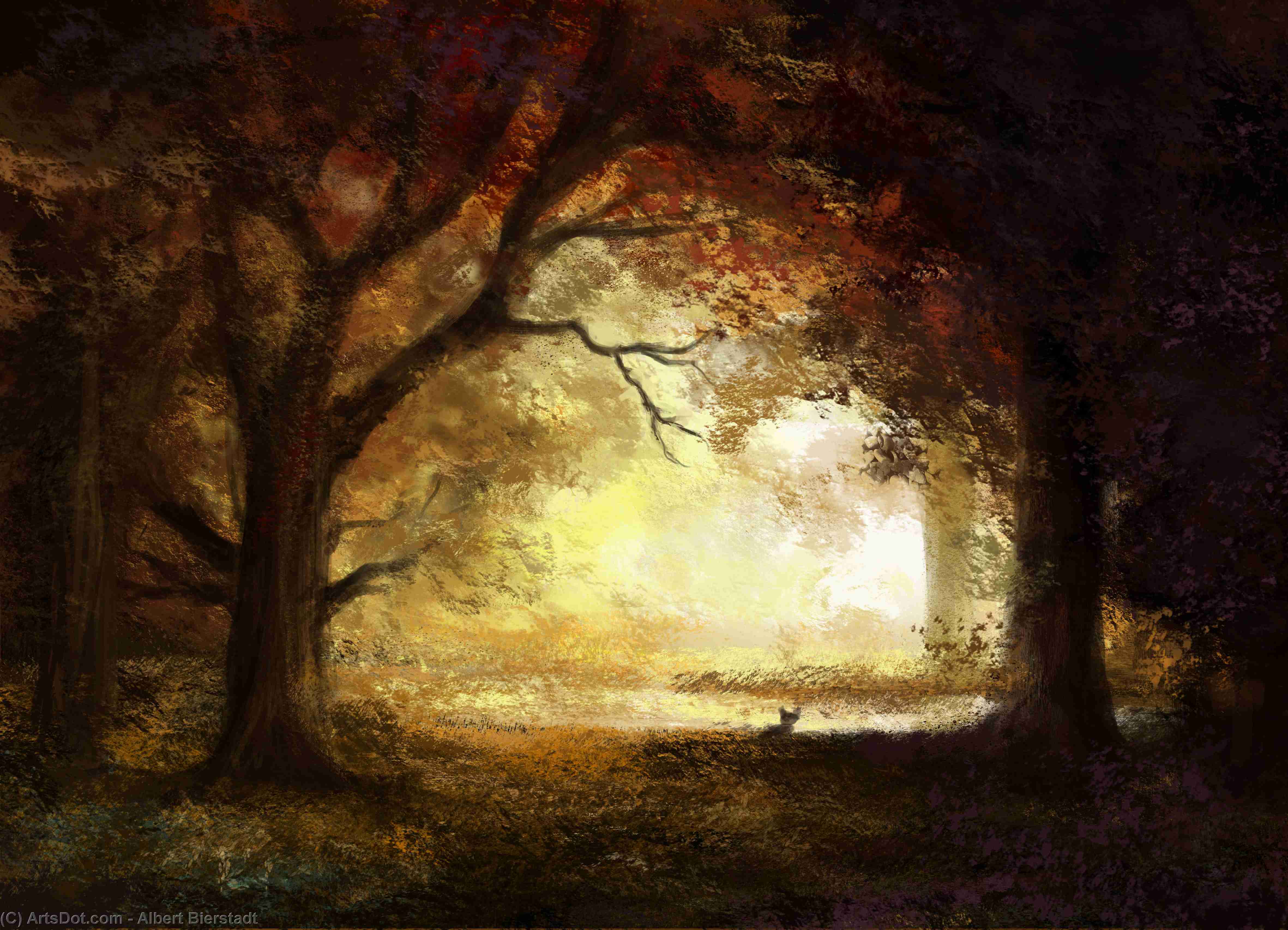 Nascente Florestal — Albert Bierstadt