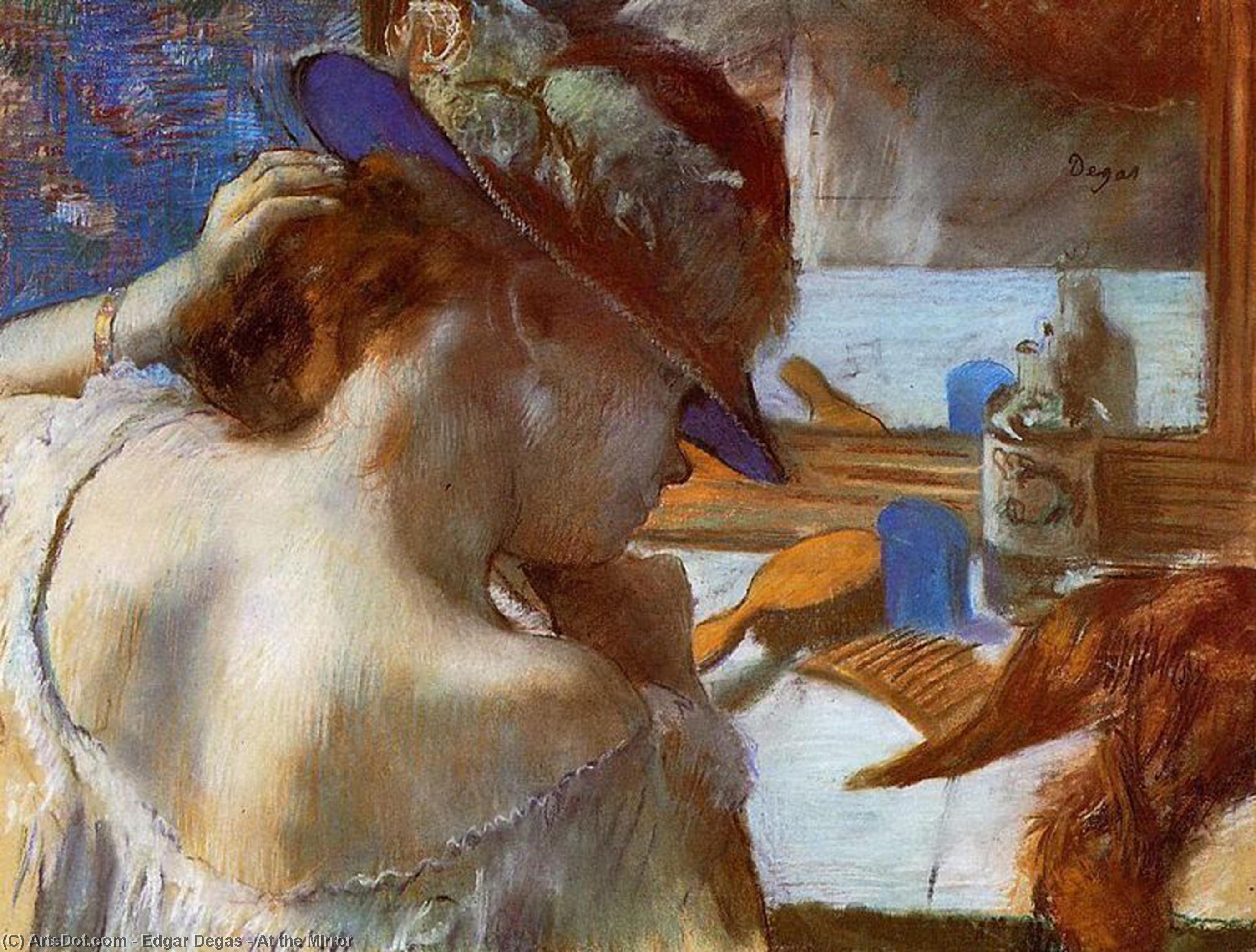 Am Spiegel — Hilaire-germain-edgar Degas