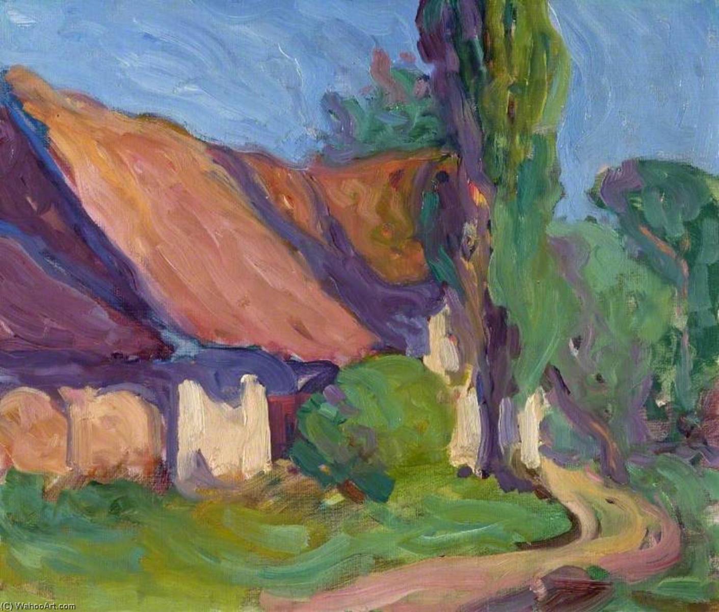Západ Stodoly — Robert Polhill Bevan