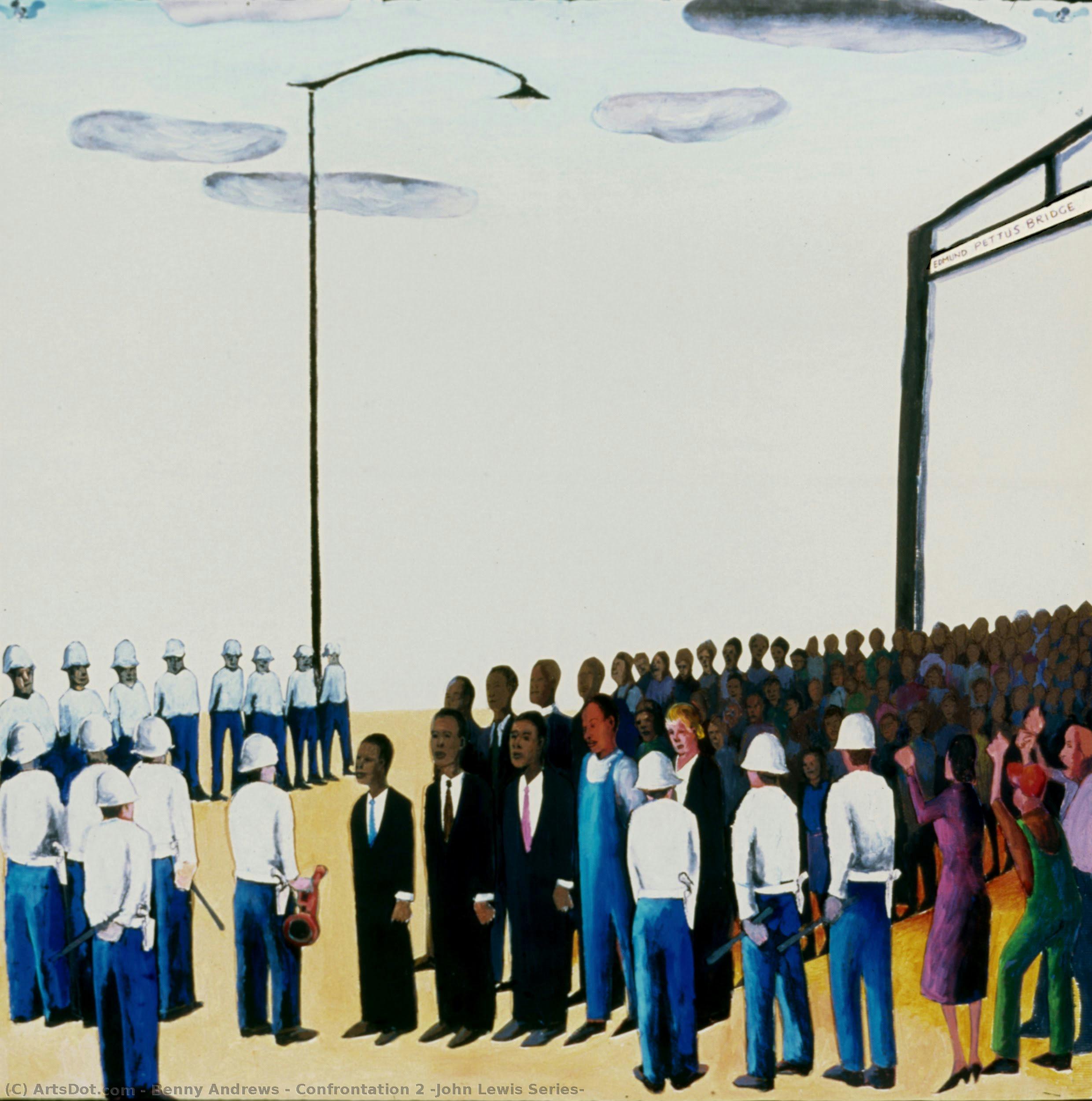 Confrontation 2 (john Lewis Series) — Benny Andrews