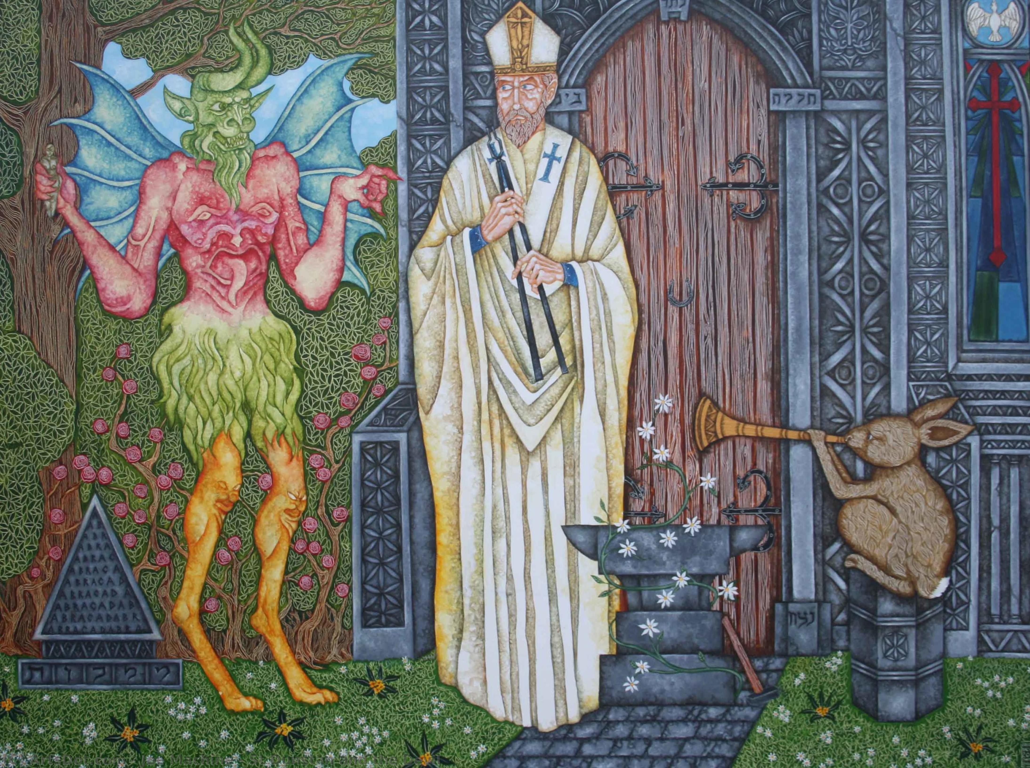 St Dunstan And The Devil — Joseph Stokes
