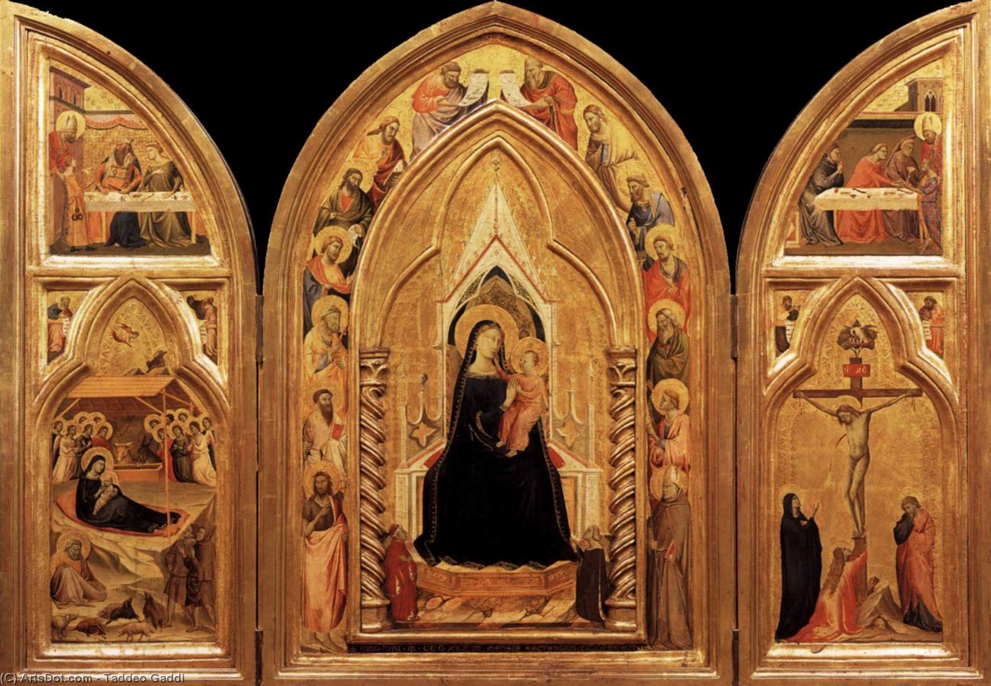 Triptych (interior) — 타데오 가디