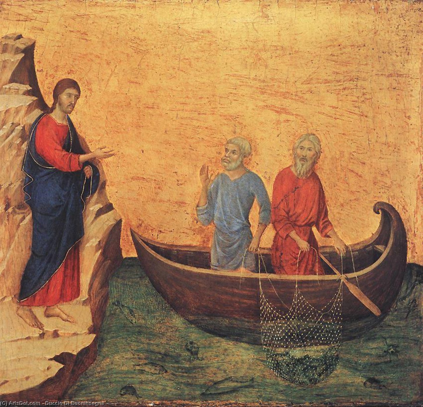 Calling Of Peter And Andrew — Duccio Di Buoninsegna