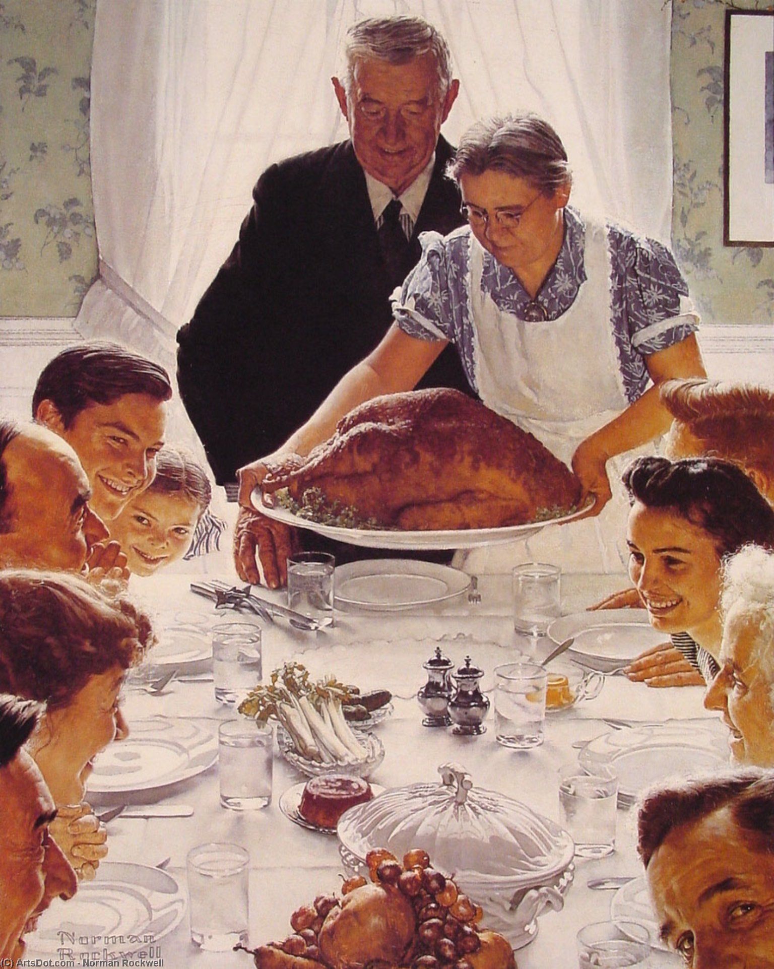 Freedom From Want — Norman Rockwell