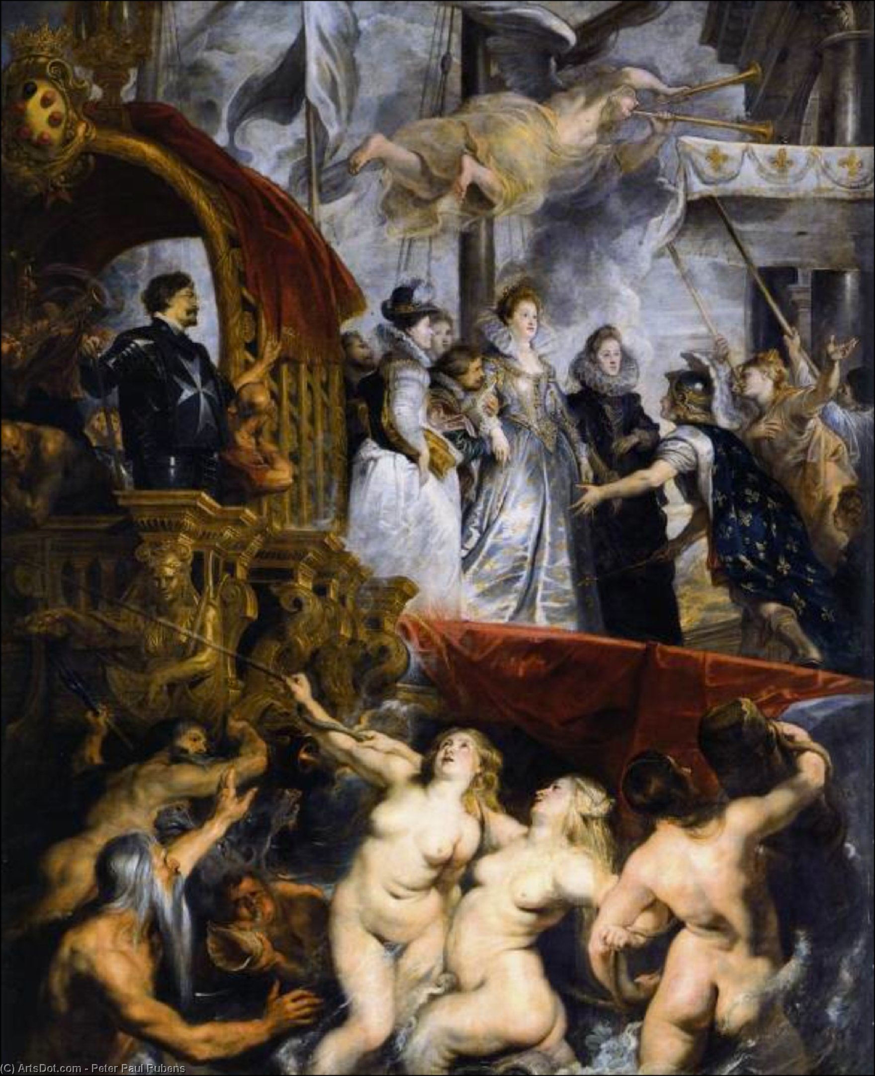 La Traversée De Marseille — Pierre Paul Rubens