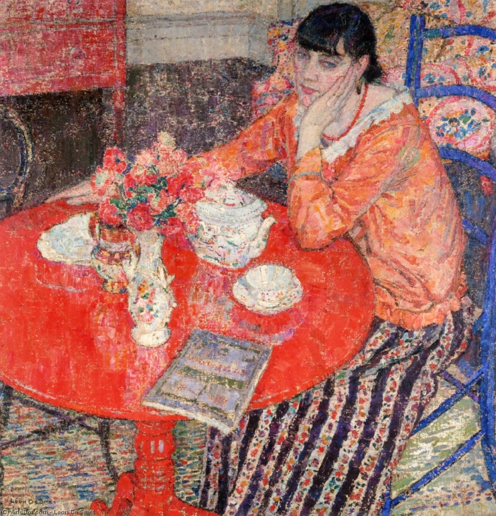 The Red Table — Leon De Smet