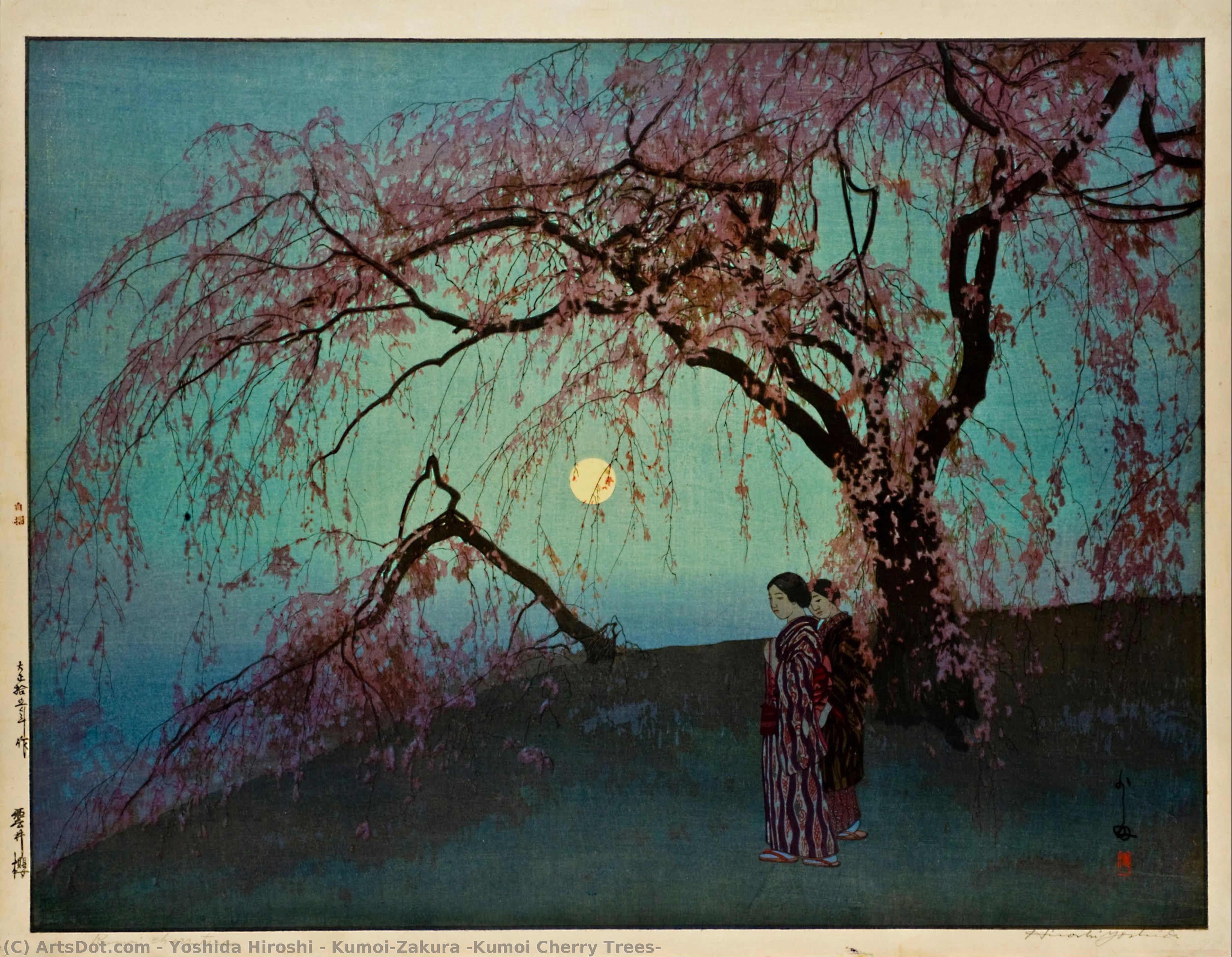 Kumoi-zakura (kumoi Cherry Trees) — Yoshida Hiroshi