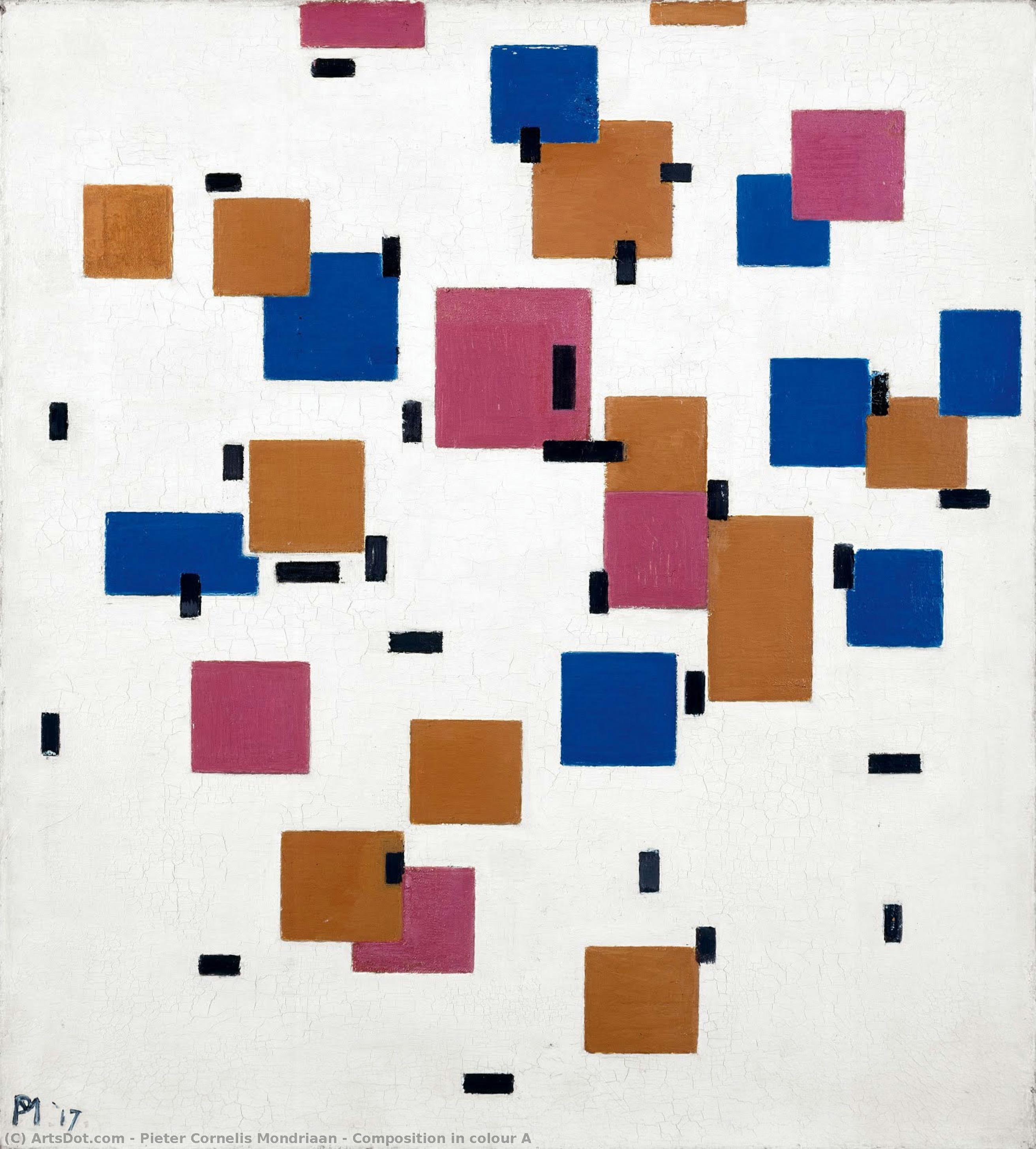 Composition In Colour A — Piet Mondriaan