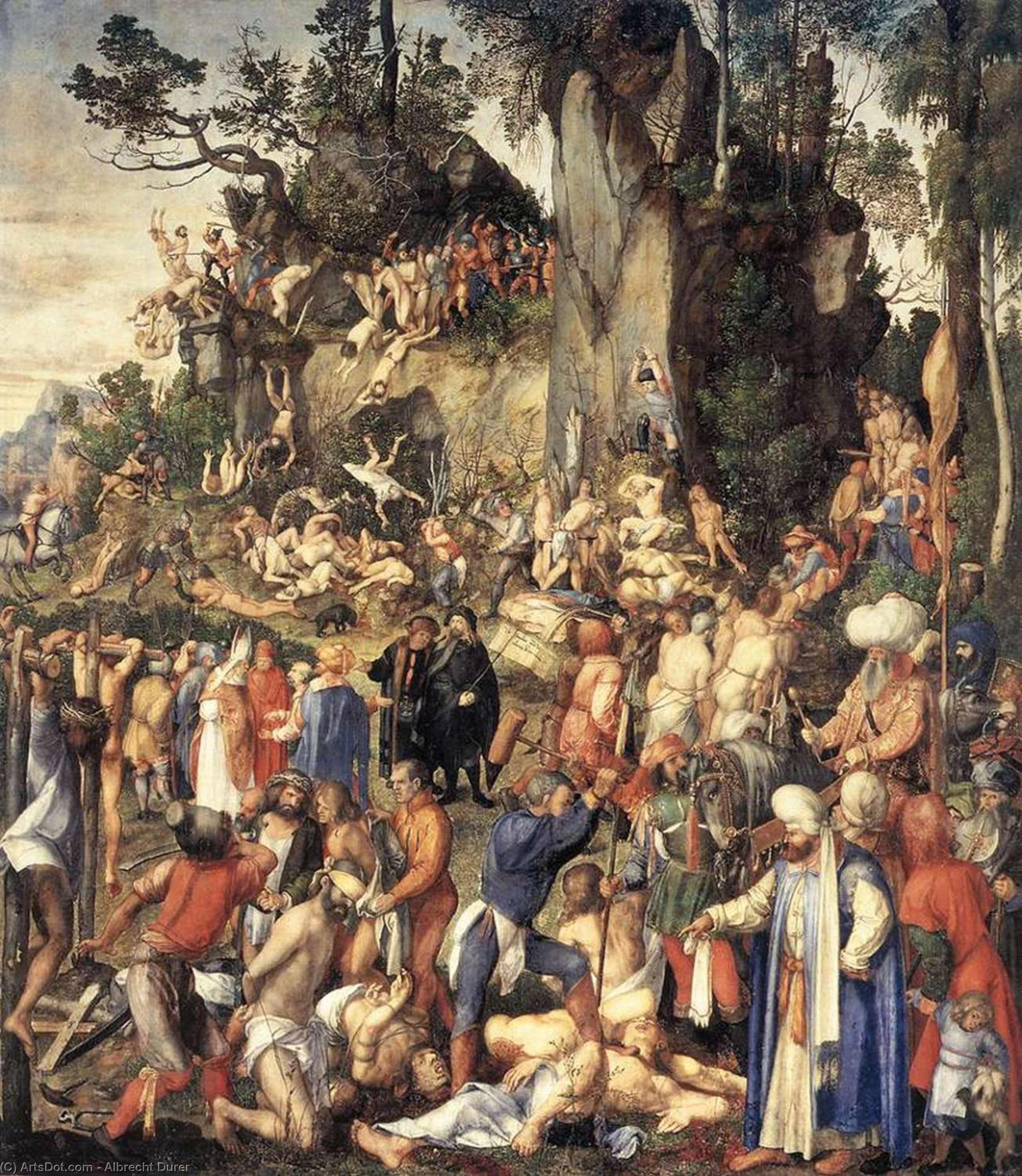 The Martyrdom Of The Ten Thousand — Albrecht Dürer