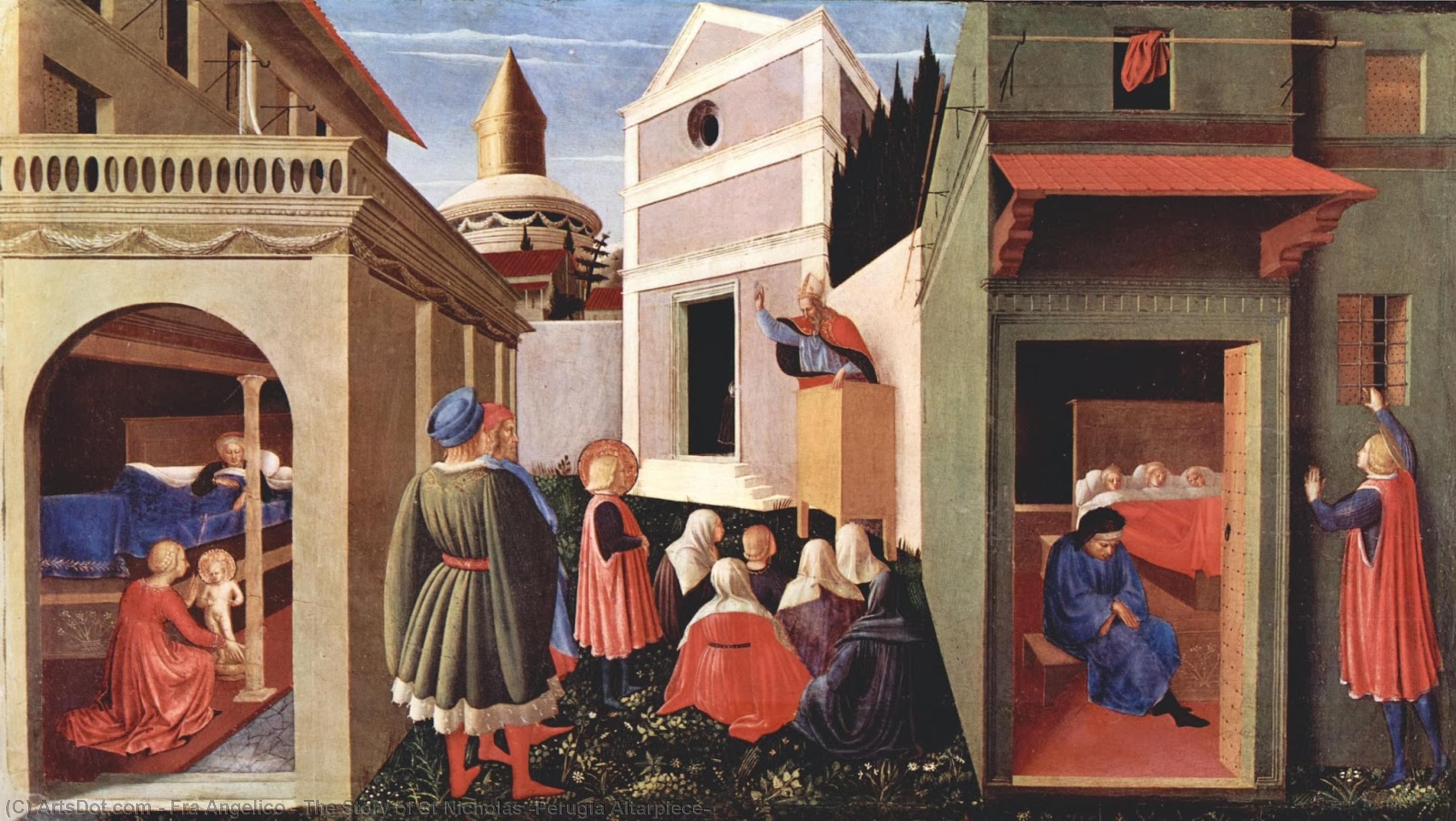 L'histoire De Saint Nicolas (autel D'orgue De Pérouse) — Fra Angelico