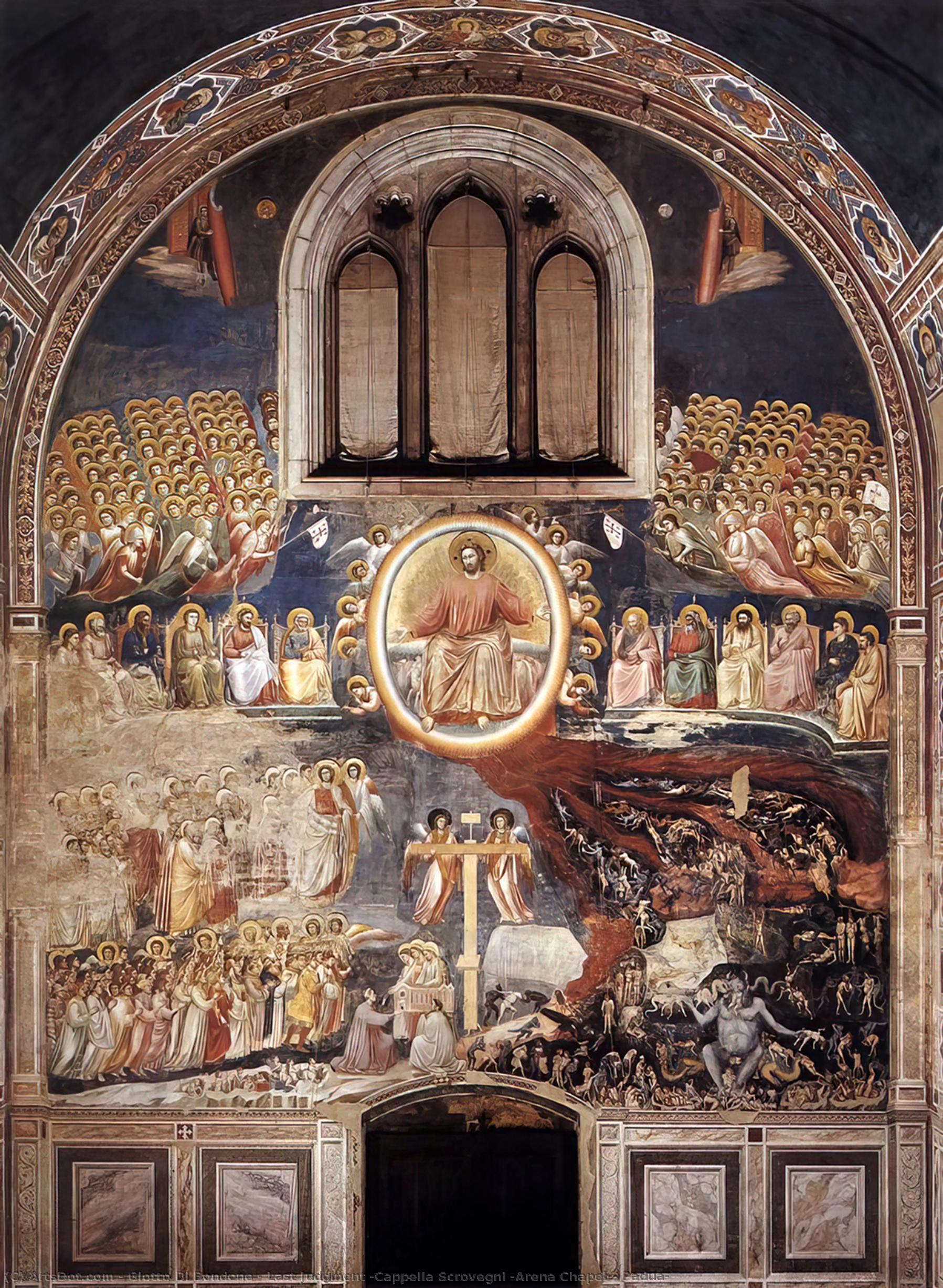 Posudek Posledního Soudu (kapella Scrovegni (arena Chapel), Padová) — Giotto Di Bondone