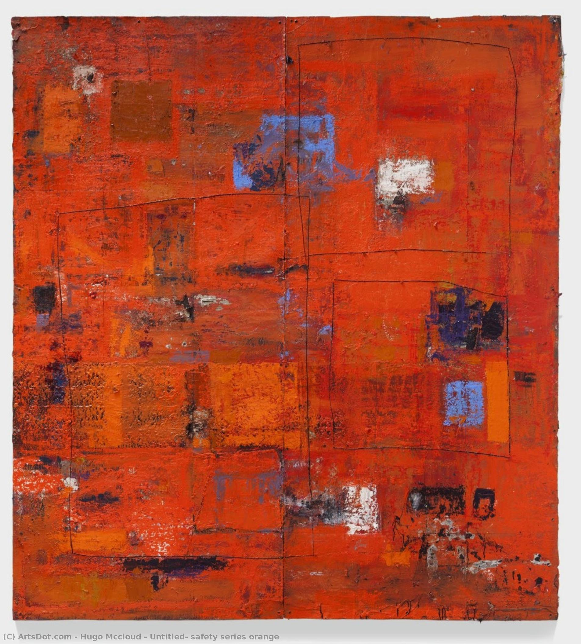 hugo mccloud, Untitled, safety series orange