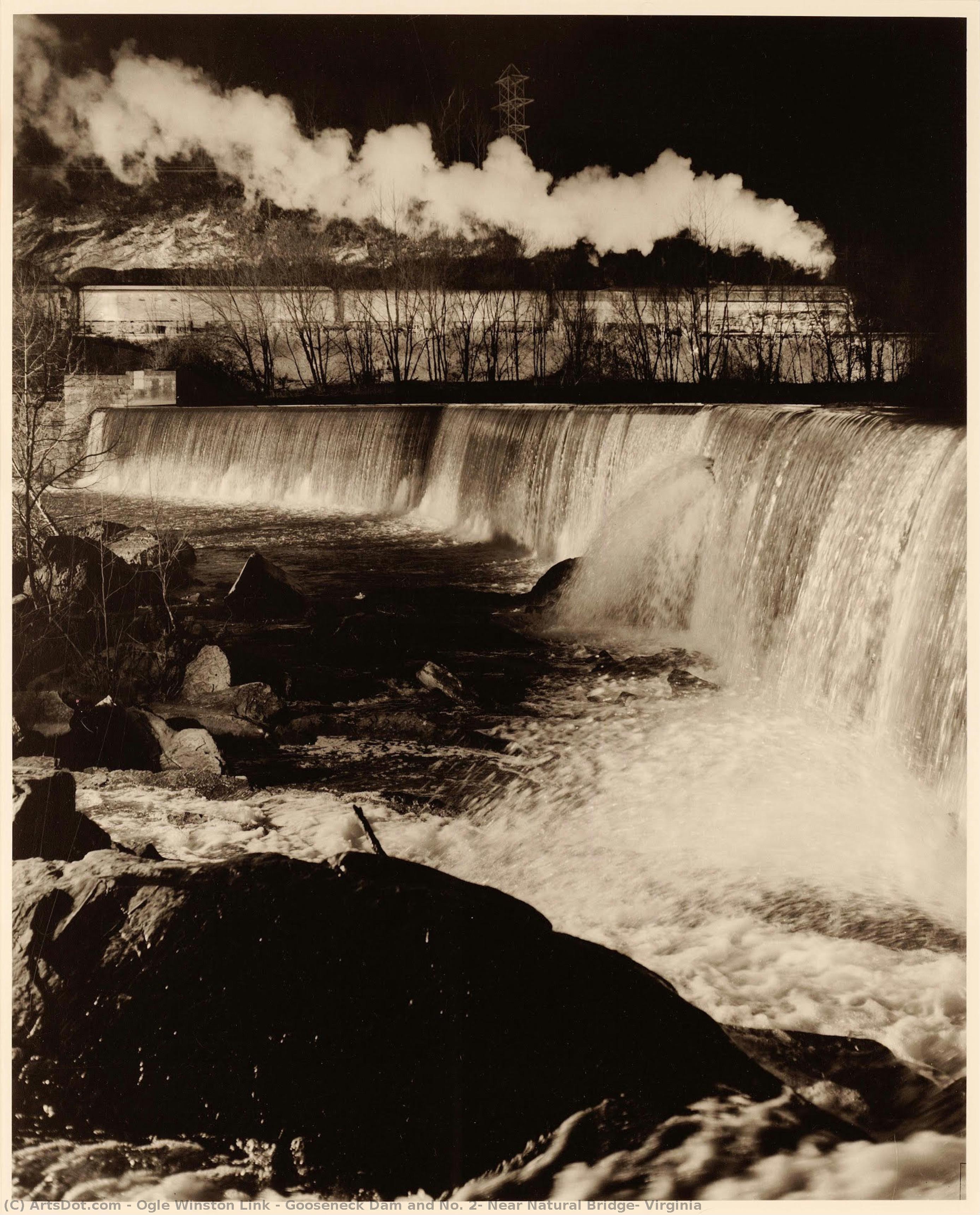 ogle winston link, Gooseneck Dam and No. 2, Near Natural Bridge, Virginia