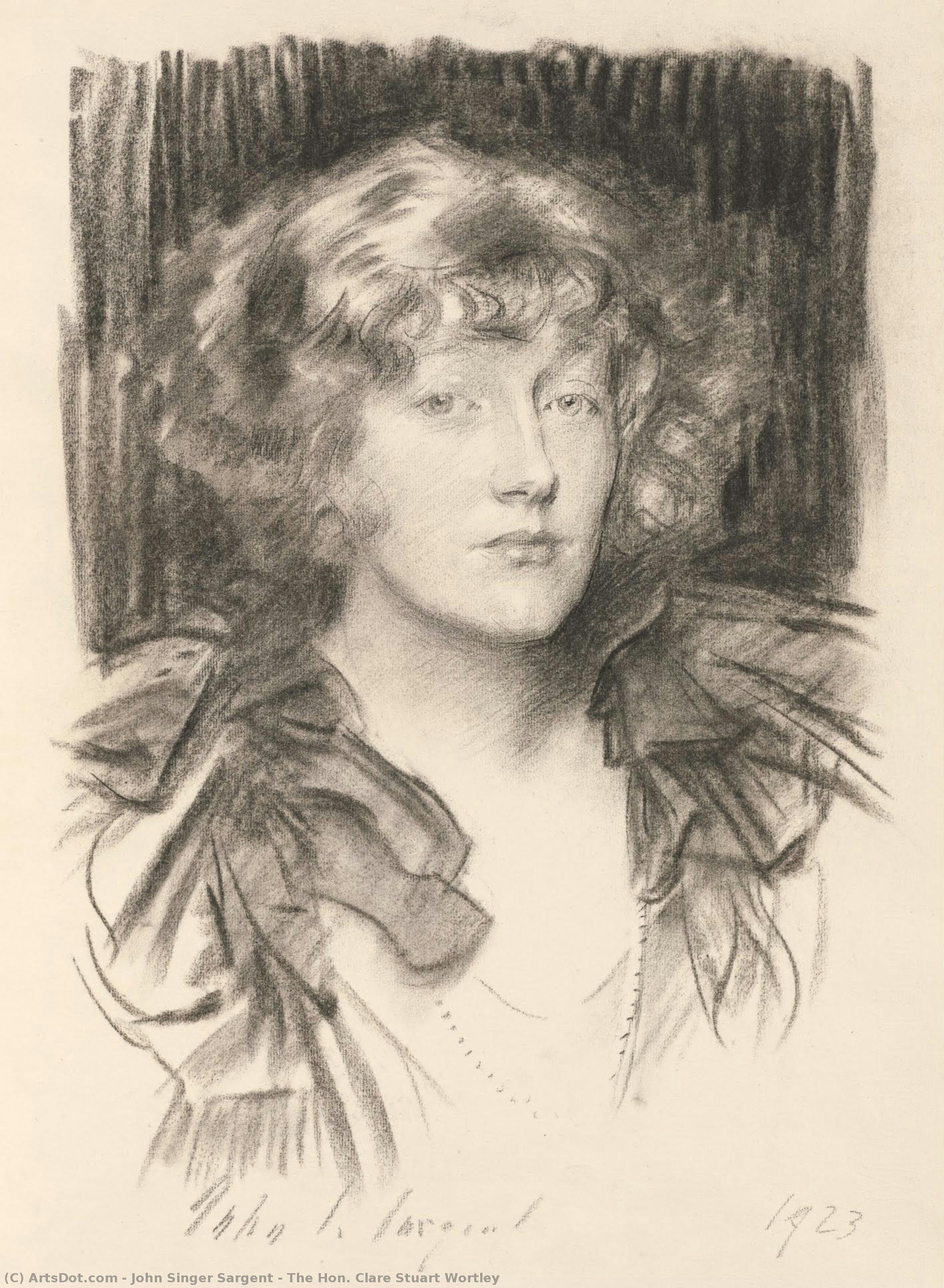 John Singer Sargent, The Hon. Clare Stuart Wortley