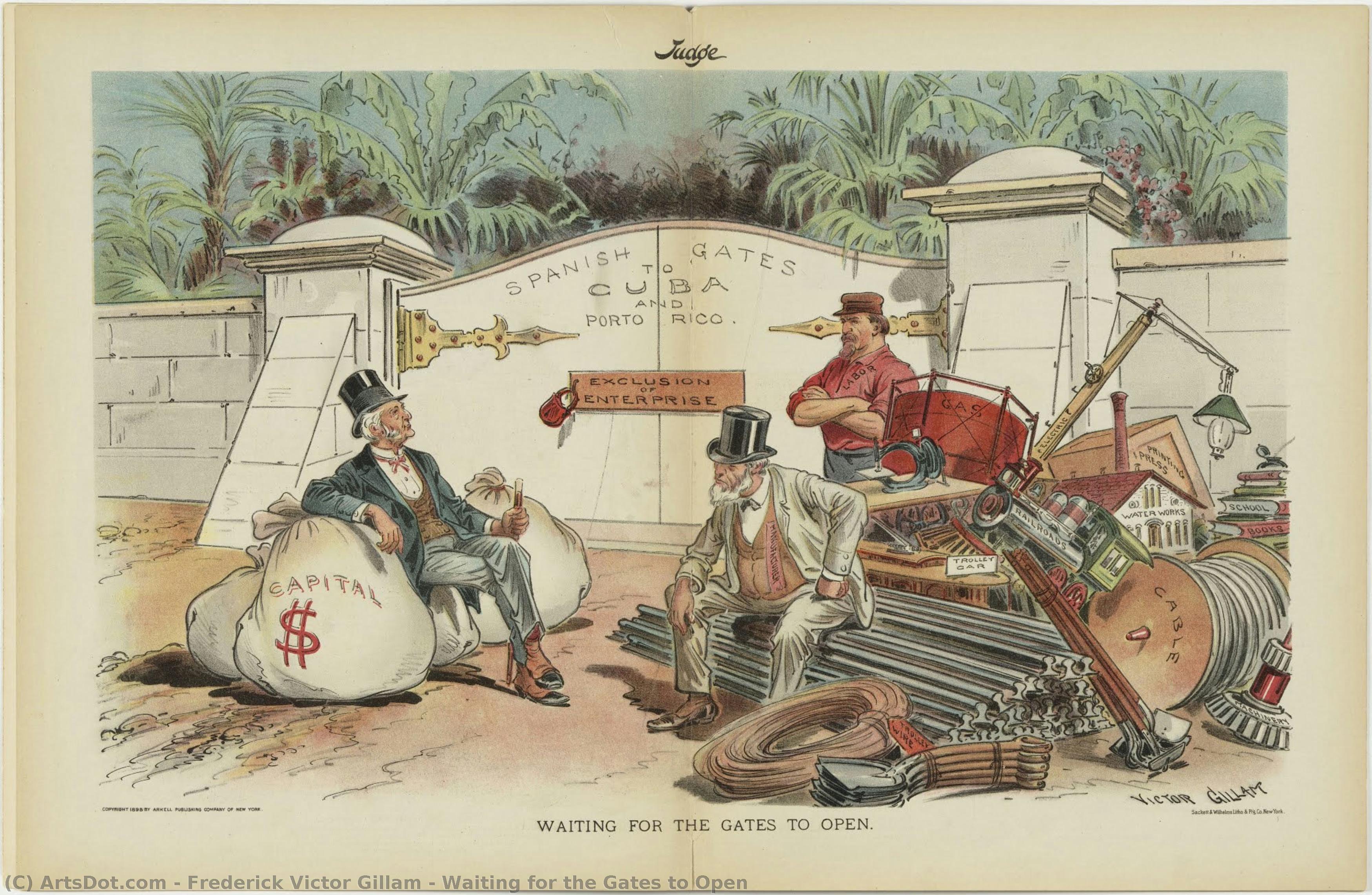 等待的城门开启 — Frederick Victor Gillam