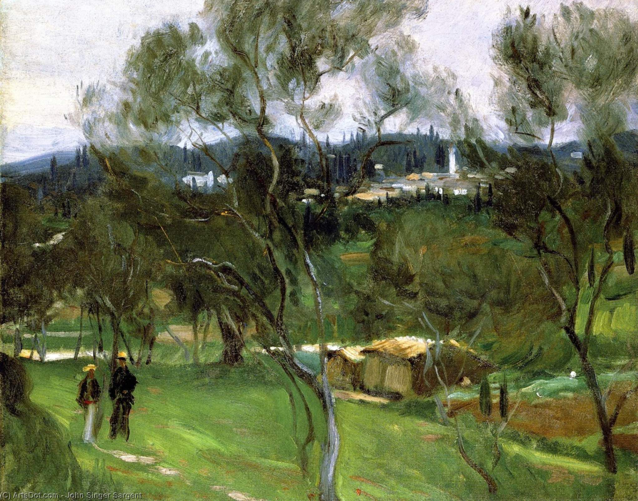 Olive Trees — John Singer Sargent