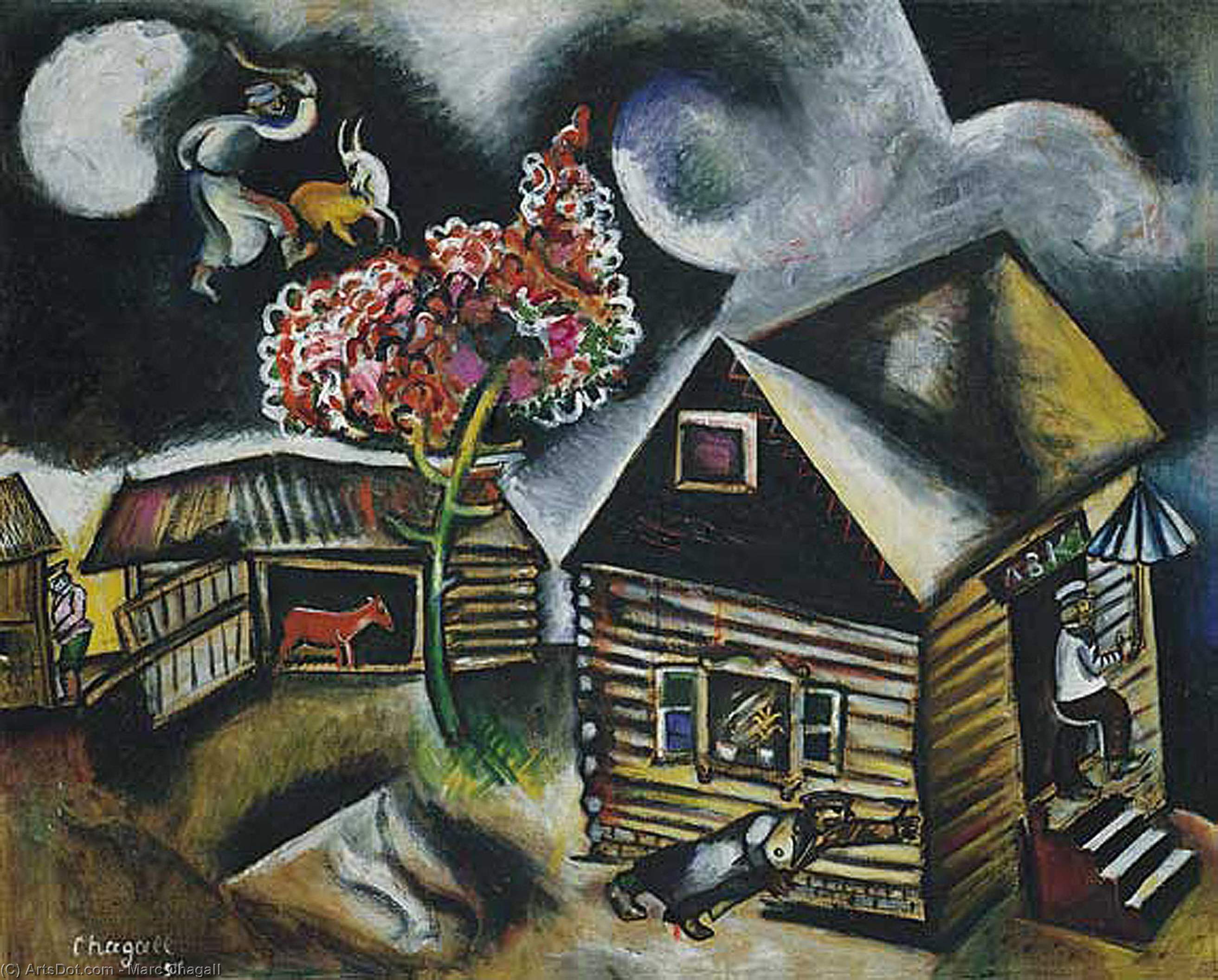 Déšť — Marc Chagall