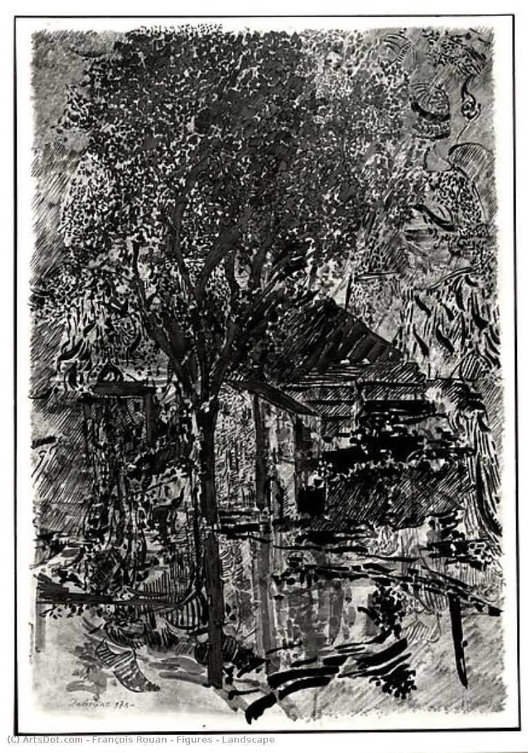 Figures / Landscape — François Rouan