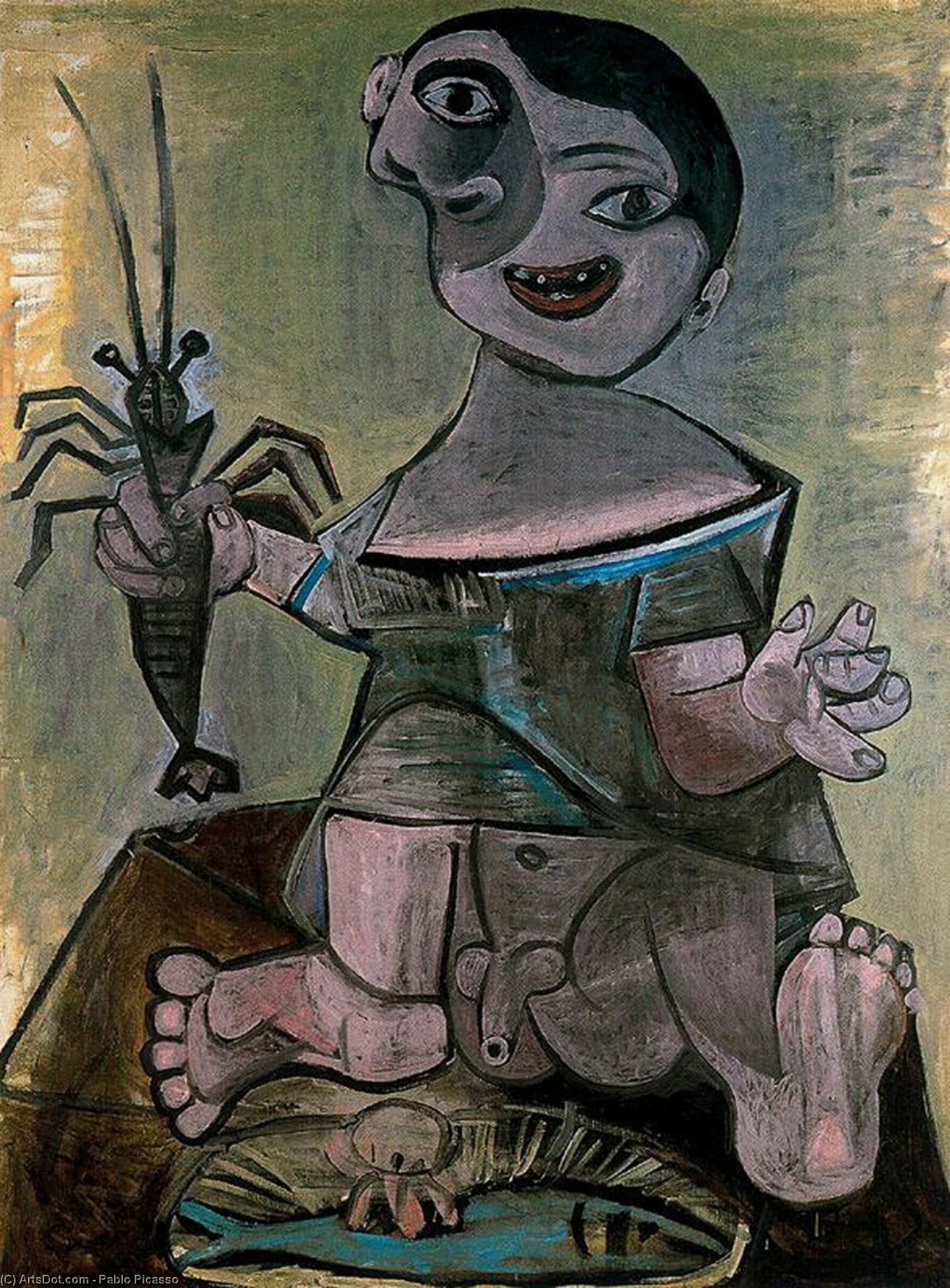 Junge Mit Einer Langosta — Pablo Picasso
