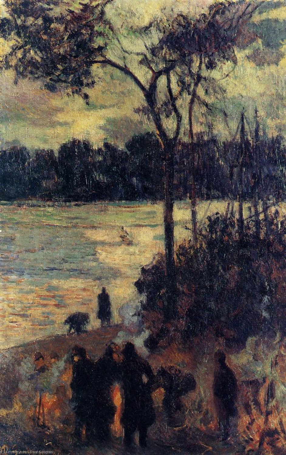 Foc Pe Apă — Paul Gauguin