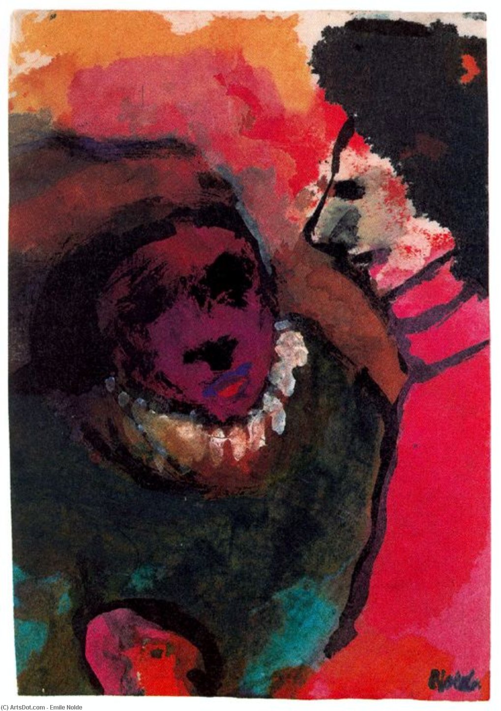Comical Figures — Emil Nolde