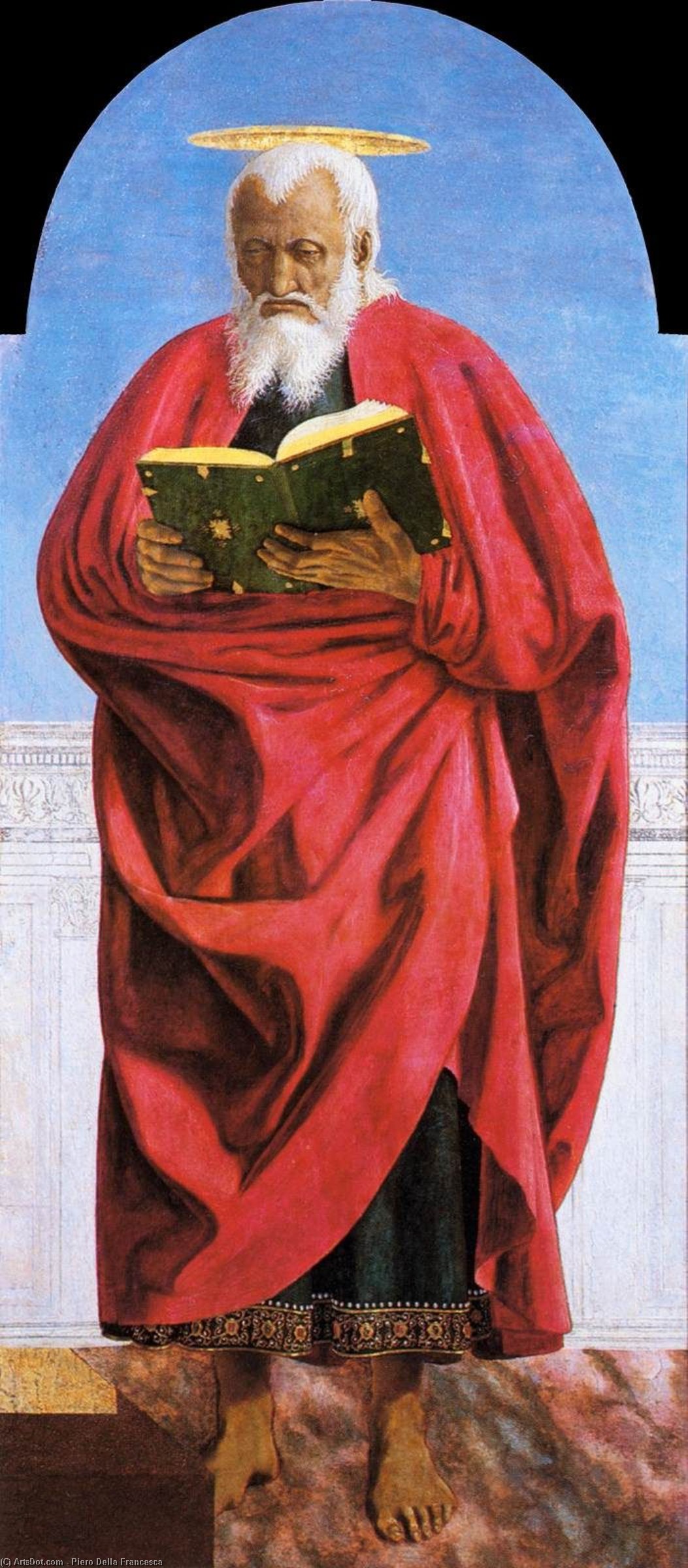 Piero della Francesca, Pyhän Augustinuksen polyptyykki: Evankelista Johannes