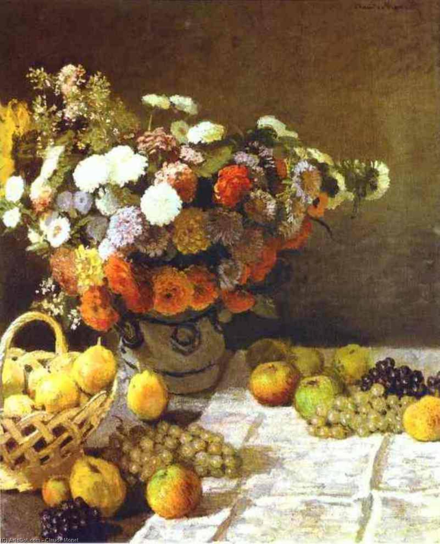 Flowers And Fruits — Claude Monet